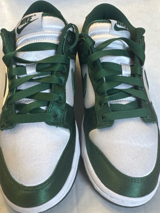 Nike Shoes - Nike White and Green Low-Top Sneakers